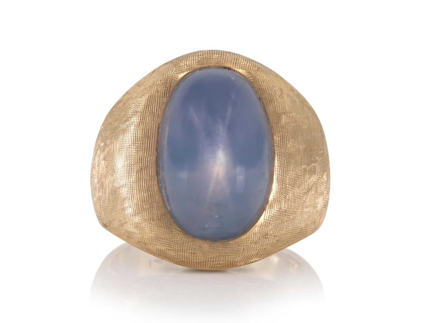 Vintage 1940s 6.00 Carat Star Sapphire Ring