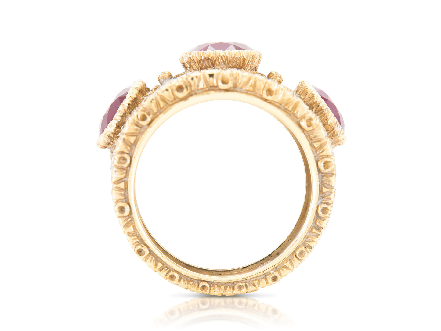 Vintage 1940s Mario Buccellati 5.00 Carat Ruby Ring
