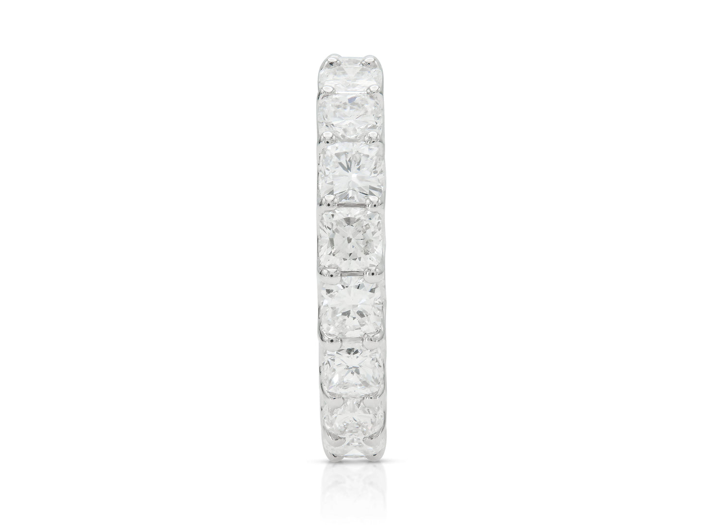 3.60 Carat Cushion Cut Diamond Eternity Band