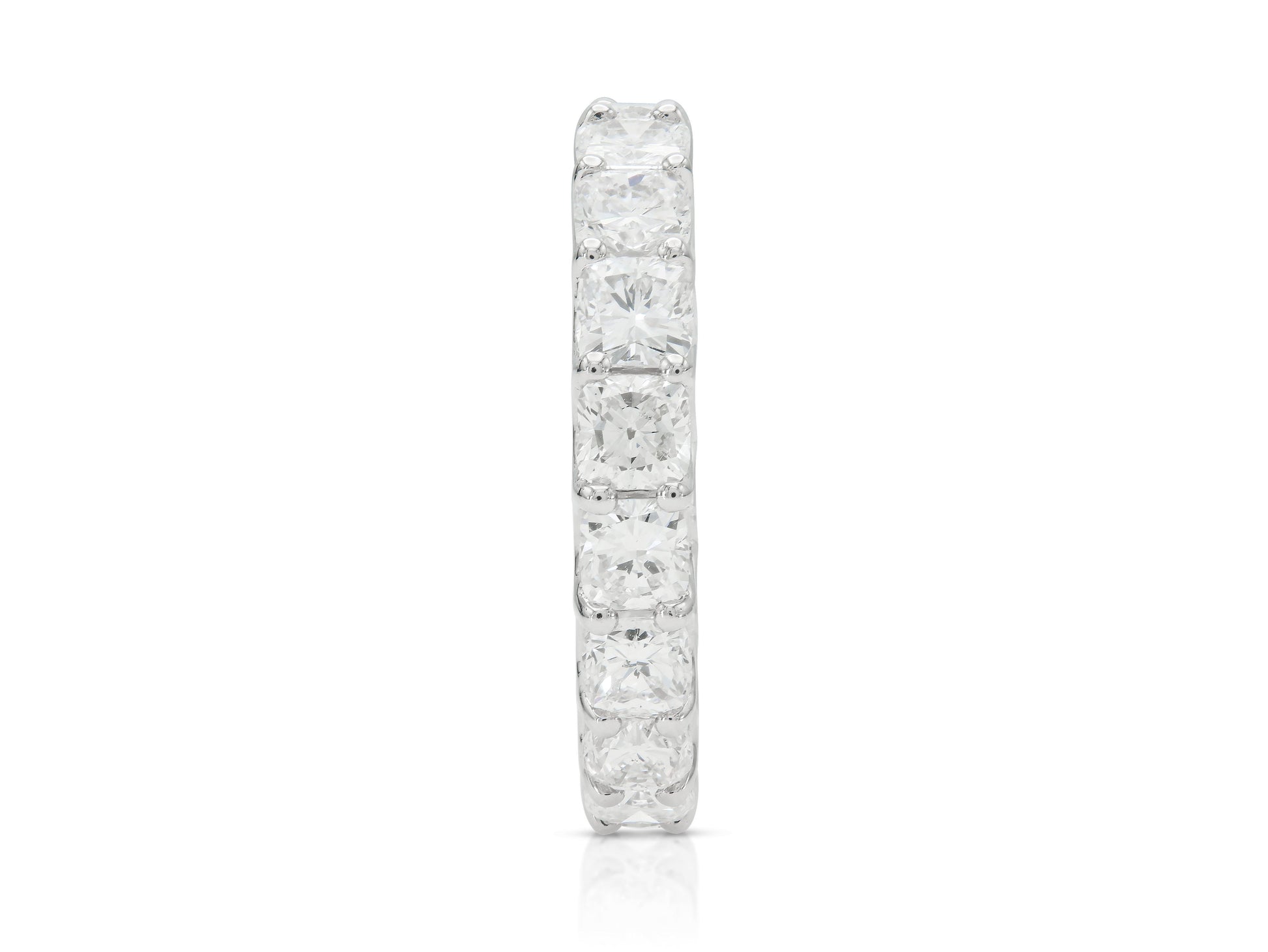 3.60 Carat Cushion Cut Diamond Eternity Band