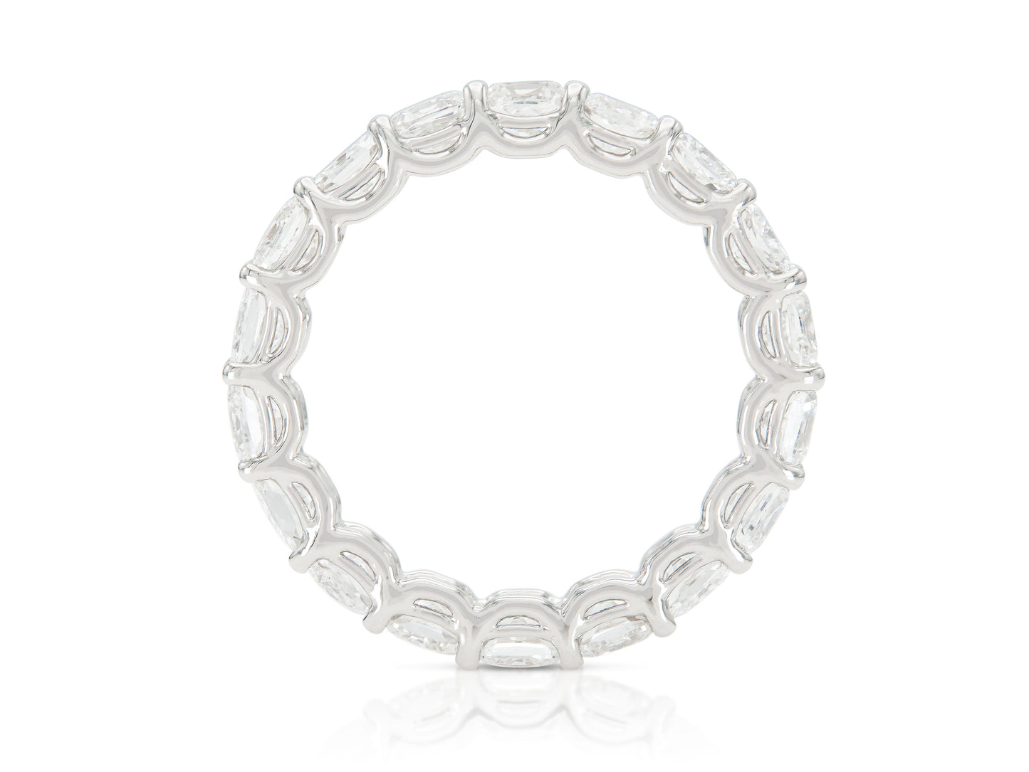 3.60 Carat Cushion Cut Diamond Eternity Band