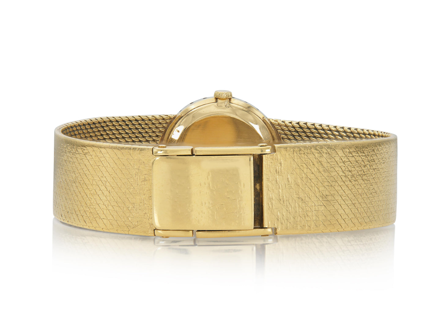 Vintage 1950s Boucheron Omega Gold Watch with Diamonds