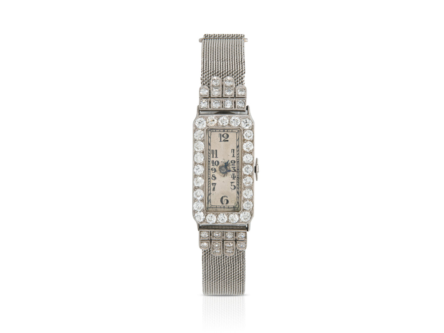 Antique Art Deco 1920s Audemars Piguet 2.30 Carat Diamond Watch