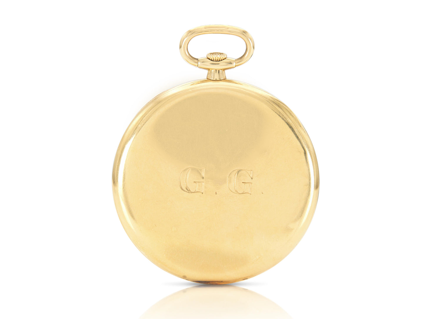 Antique Art Deco 1920s Patek Philippe & Cie Gold Pocket Watch