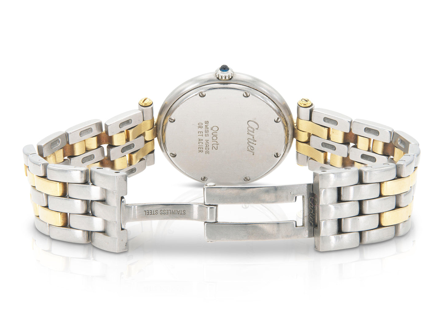 Vintage 1990s Cartier Panthere Vendome Two-Toned Watch