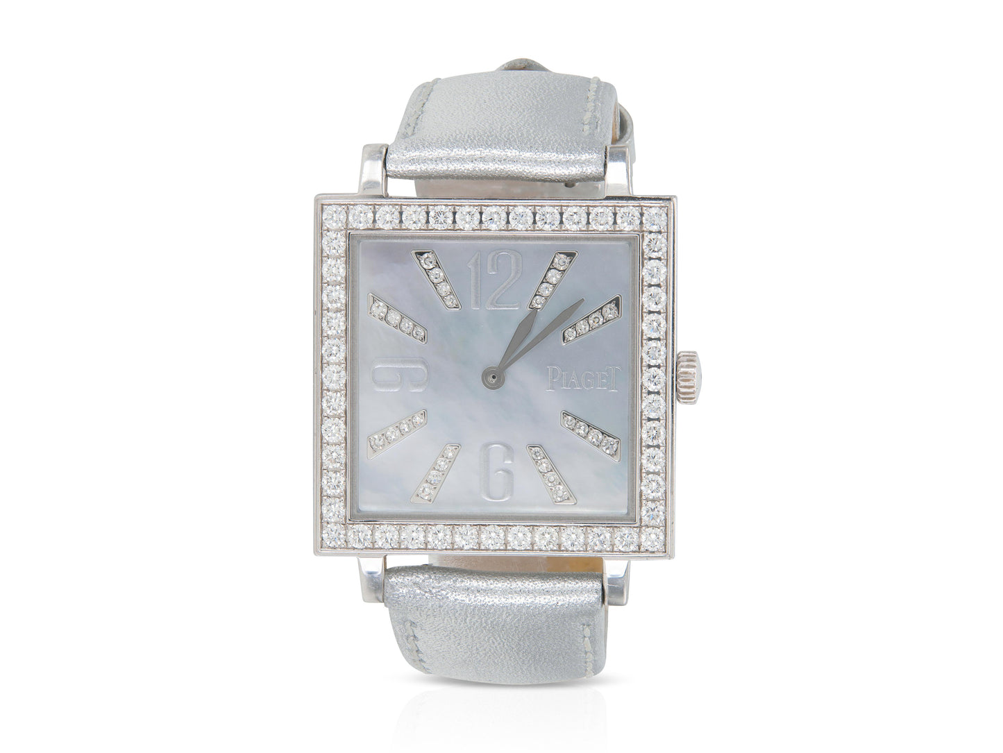 Piaget Square Altiplano Mother of Pearl Watch with Diamonds
