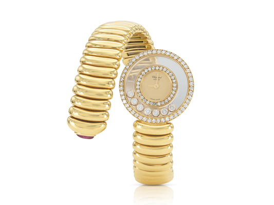 Vintage 1990s Chopard Happy Diamonds Wrap Watch