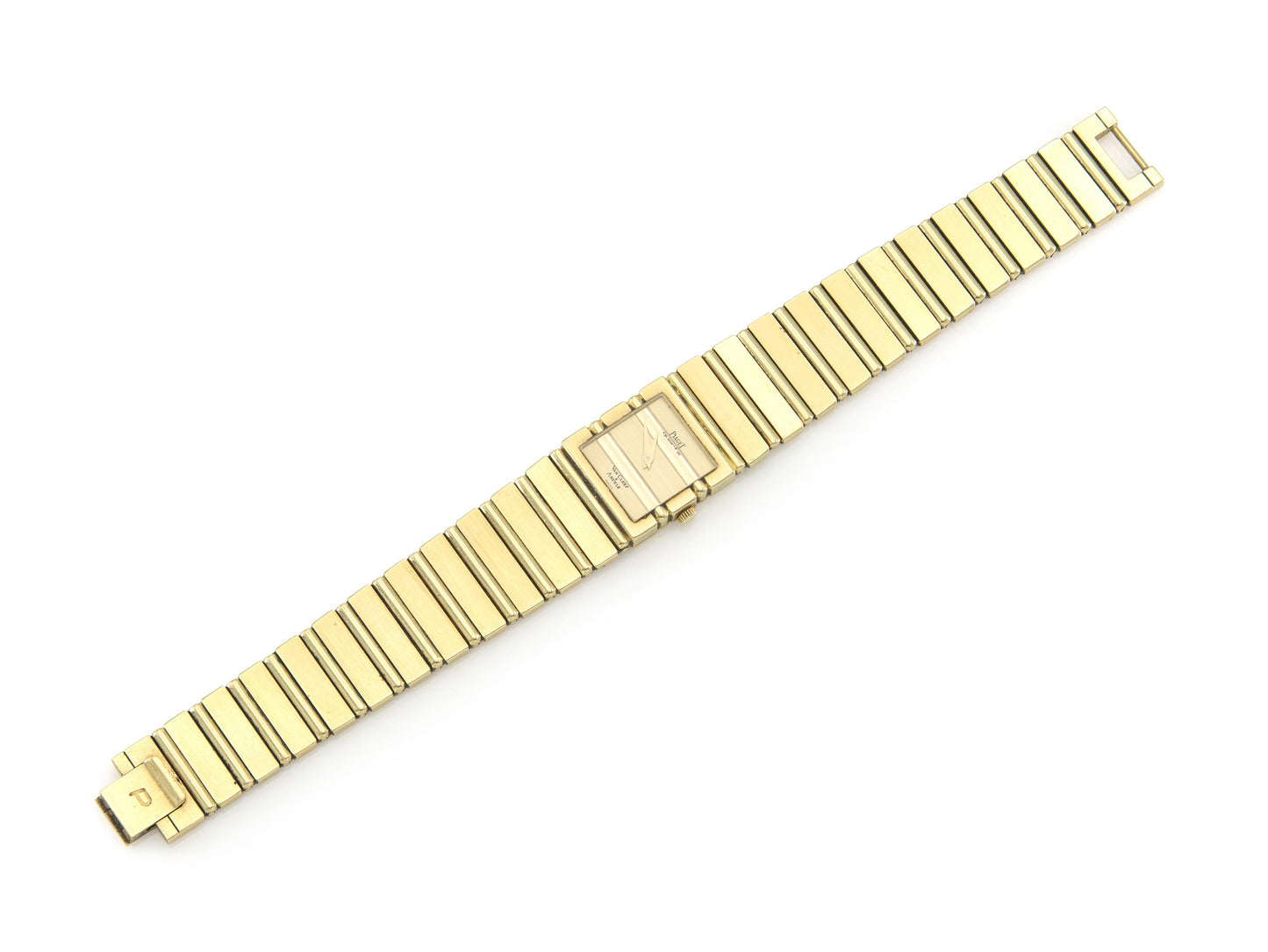 Vintage 1980s Piaget Gold Polo Watch for Van Cleef & Arples
