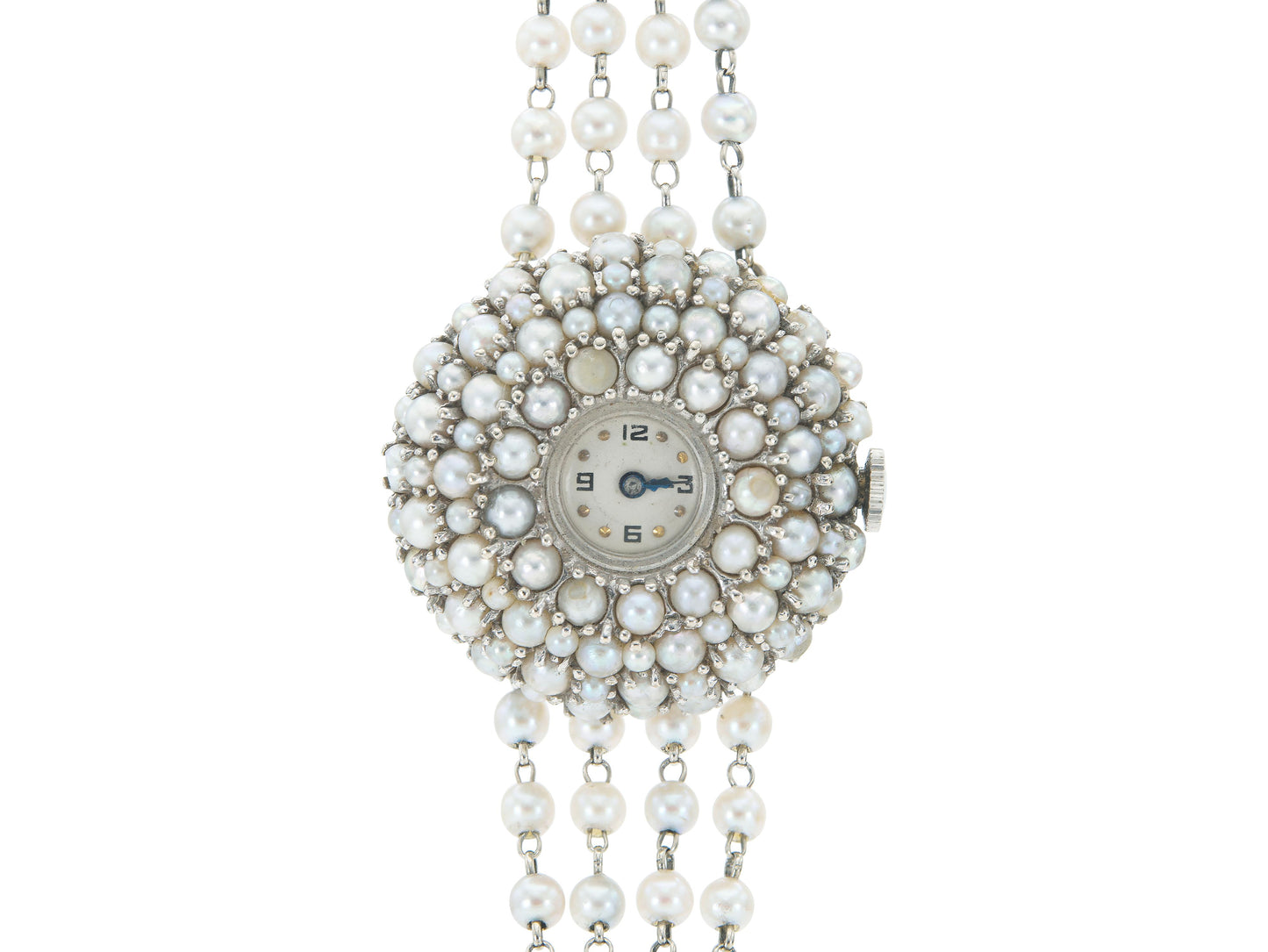 Vintage 1970s Lucien Piccard Pearl Watch