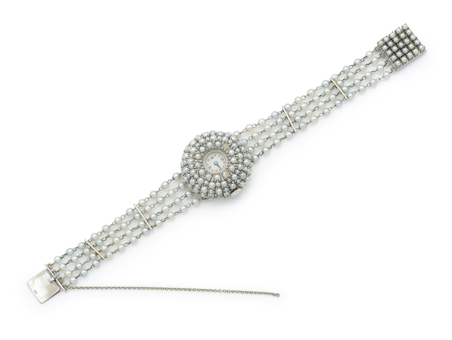 Vintage 1970s Lucien Piccard Pearl Watch