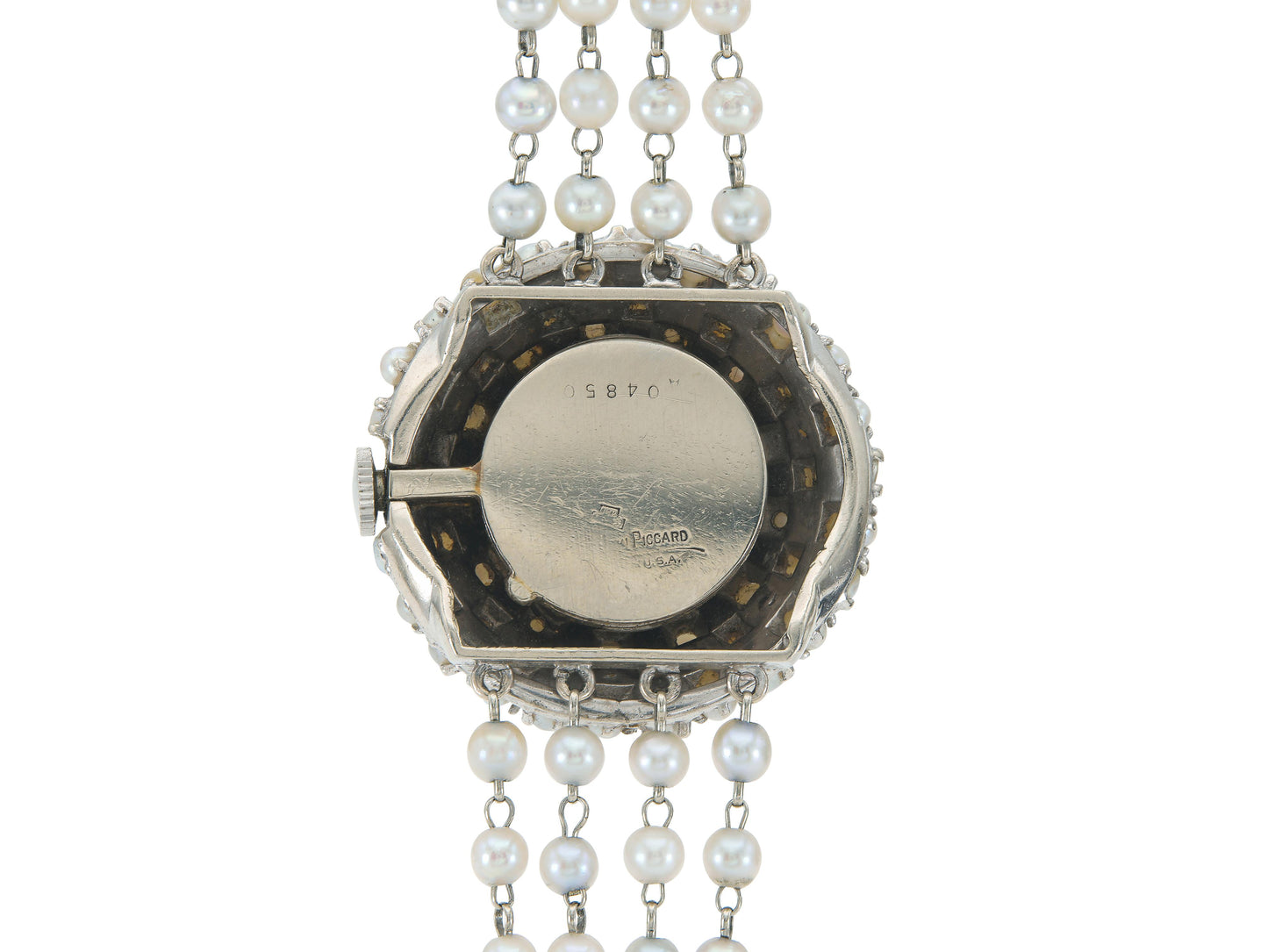 Vintage 1970s Lucien Piccard Pearl Watch