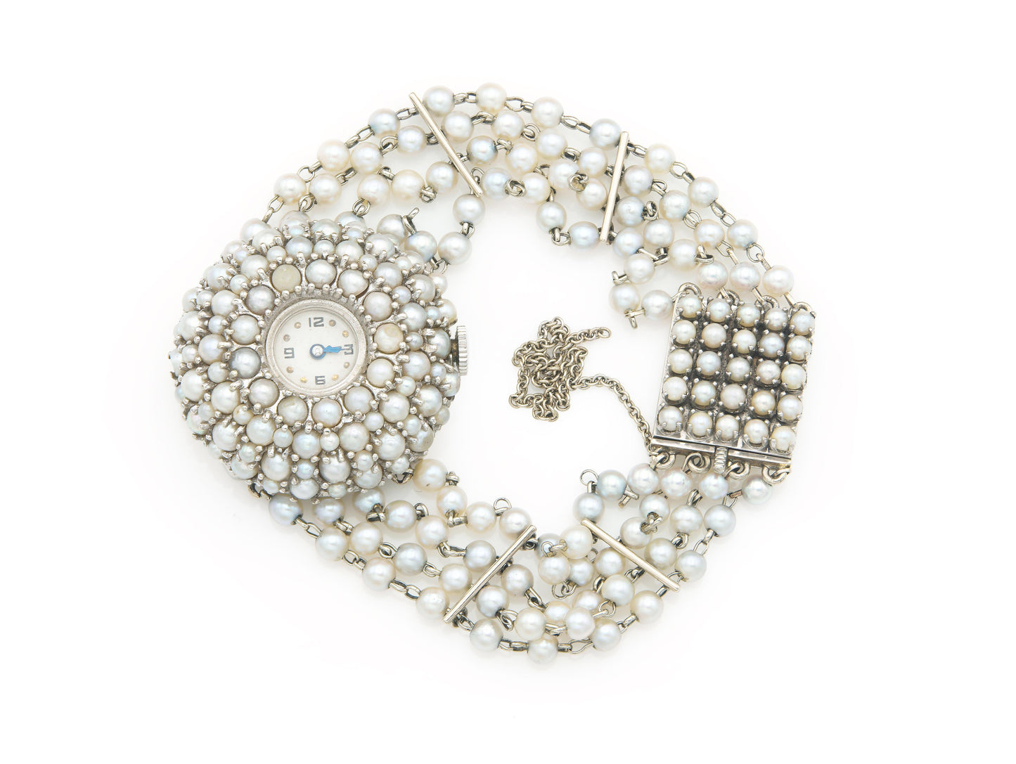 Vintage 1970s Lucien Piccard Pearl Watch