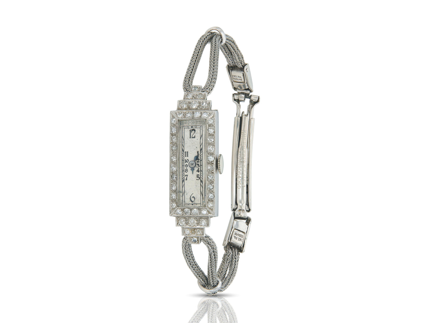 Antique Art Deco 1920s Kreisler 0.90 Carat Diamond Watch