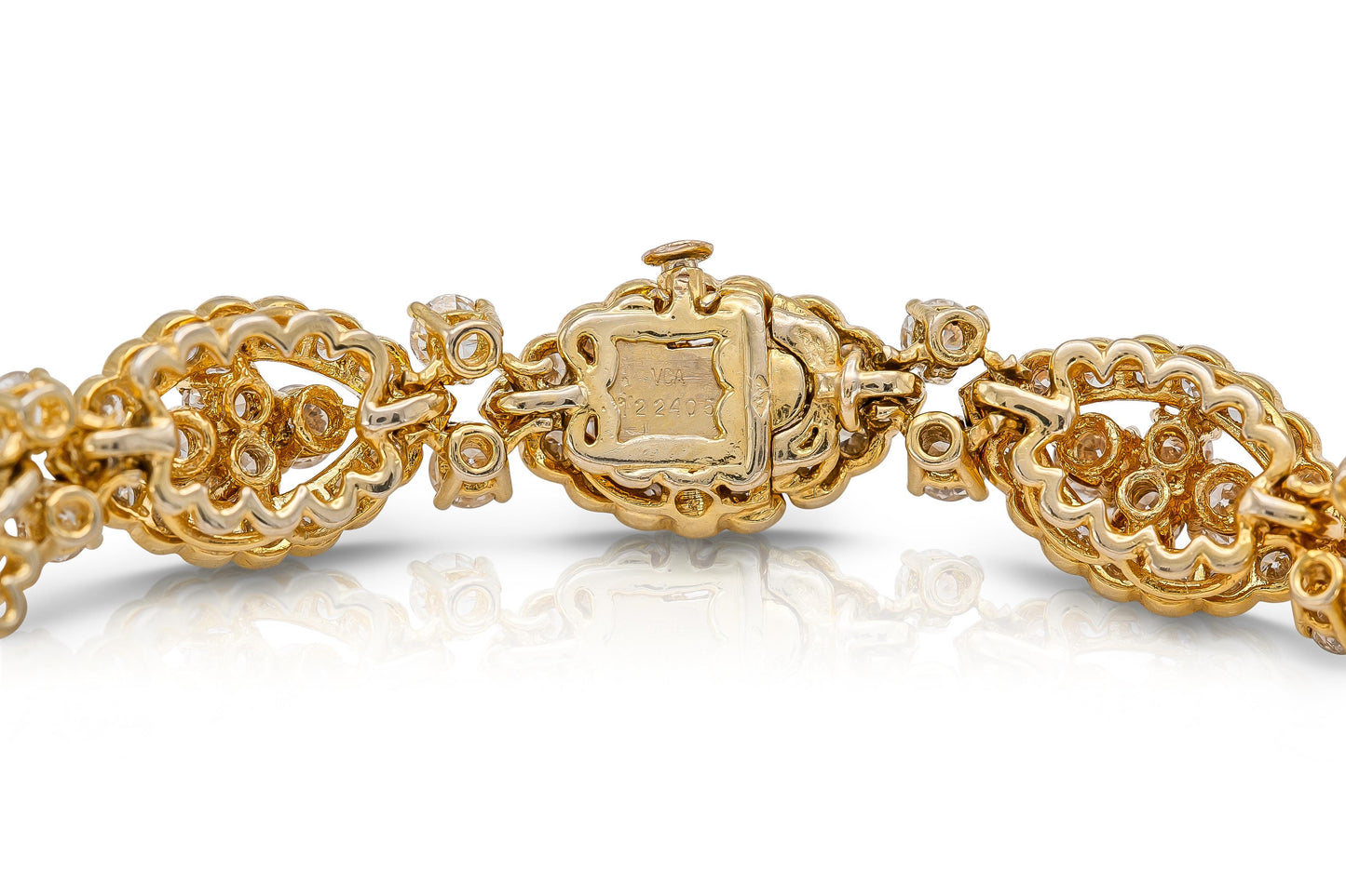 Vintage 1970s Van Cleef & Arpels Diamond Bracelet