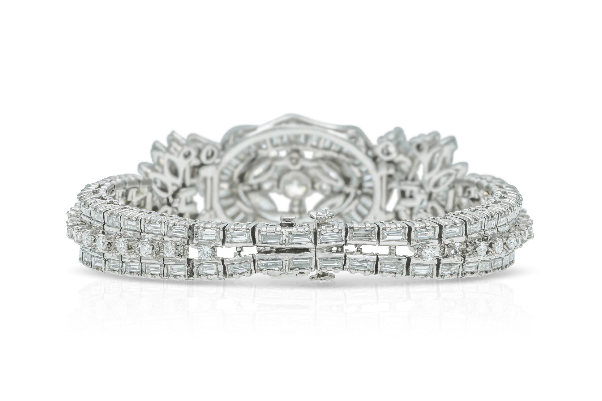 Vintage 1950s 15.00 Carat Diamond Bracelet