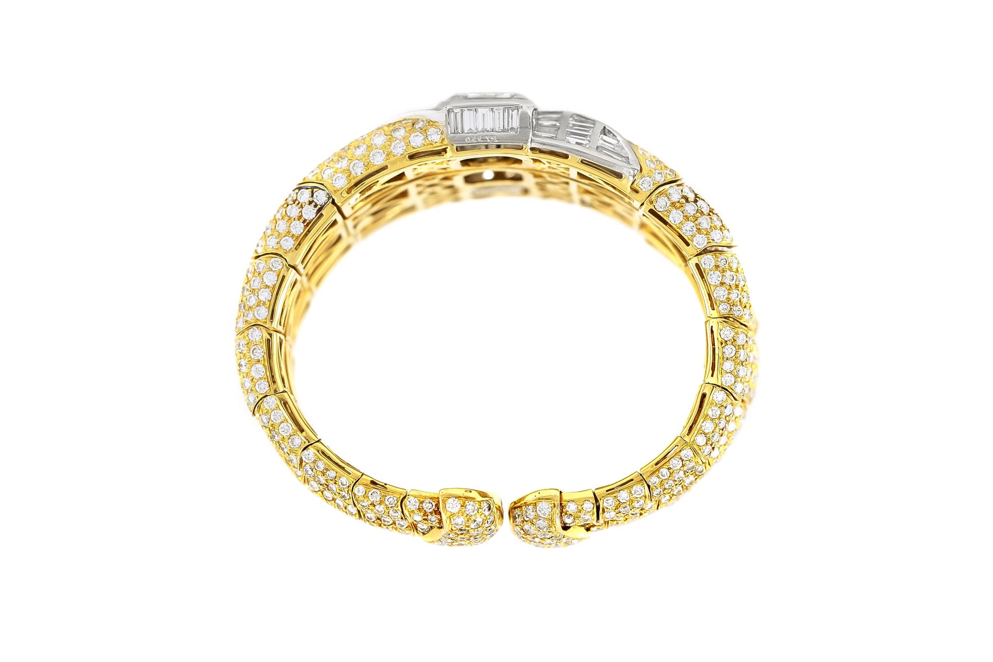 Vintage 1980s Bvlgari Diamond Bracelet