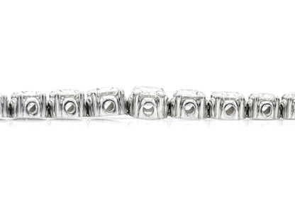 Vintage 1950s 12.00 Carat Graduating Old European Cut Diamond Tennis Bracelet