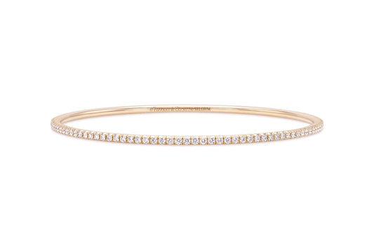 Tiffany & Co. "Metro" Rose Gold Bangle