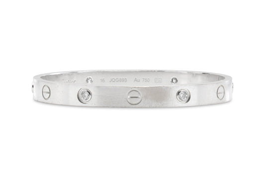 Cartier Love Bracelet with 4 Diamonds