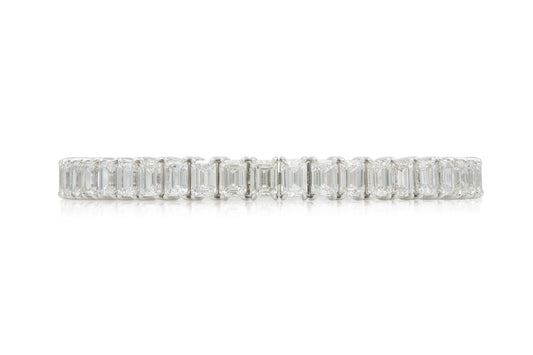 22.70 Carat Emerald Cut Diamond Tennis Bracelet