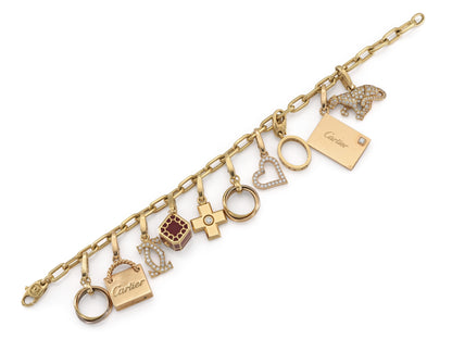 Vintage 1990s Cartier Charm Bracelet