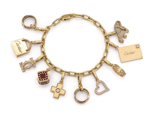 Vintage 1990s Cartier Charm Bracelet