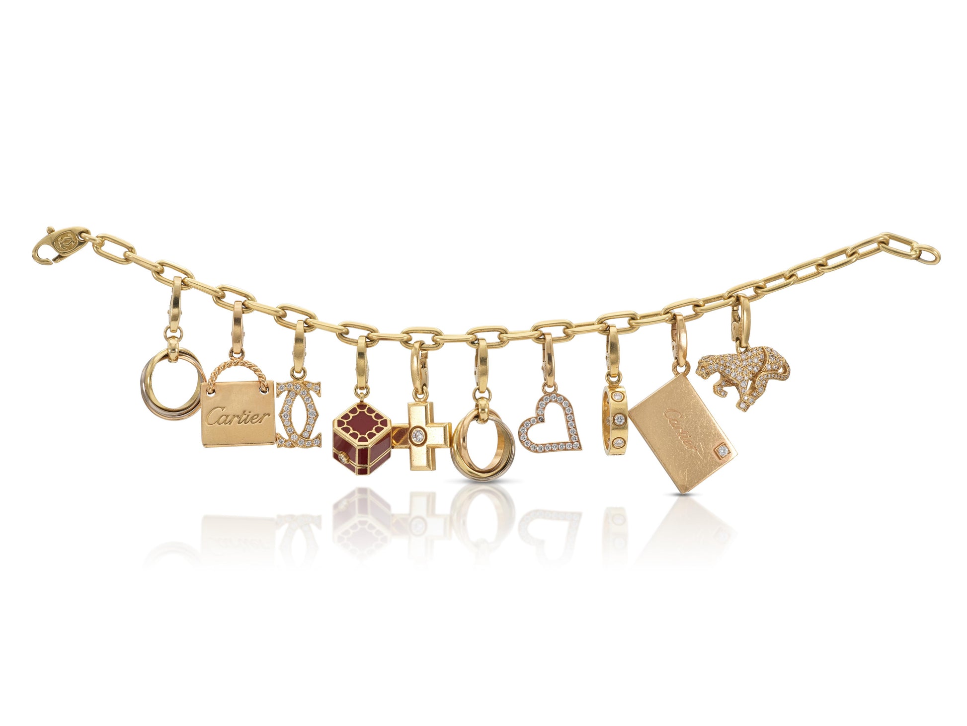 Vintage 1990s Cartier Charm Bracelet