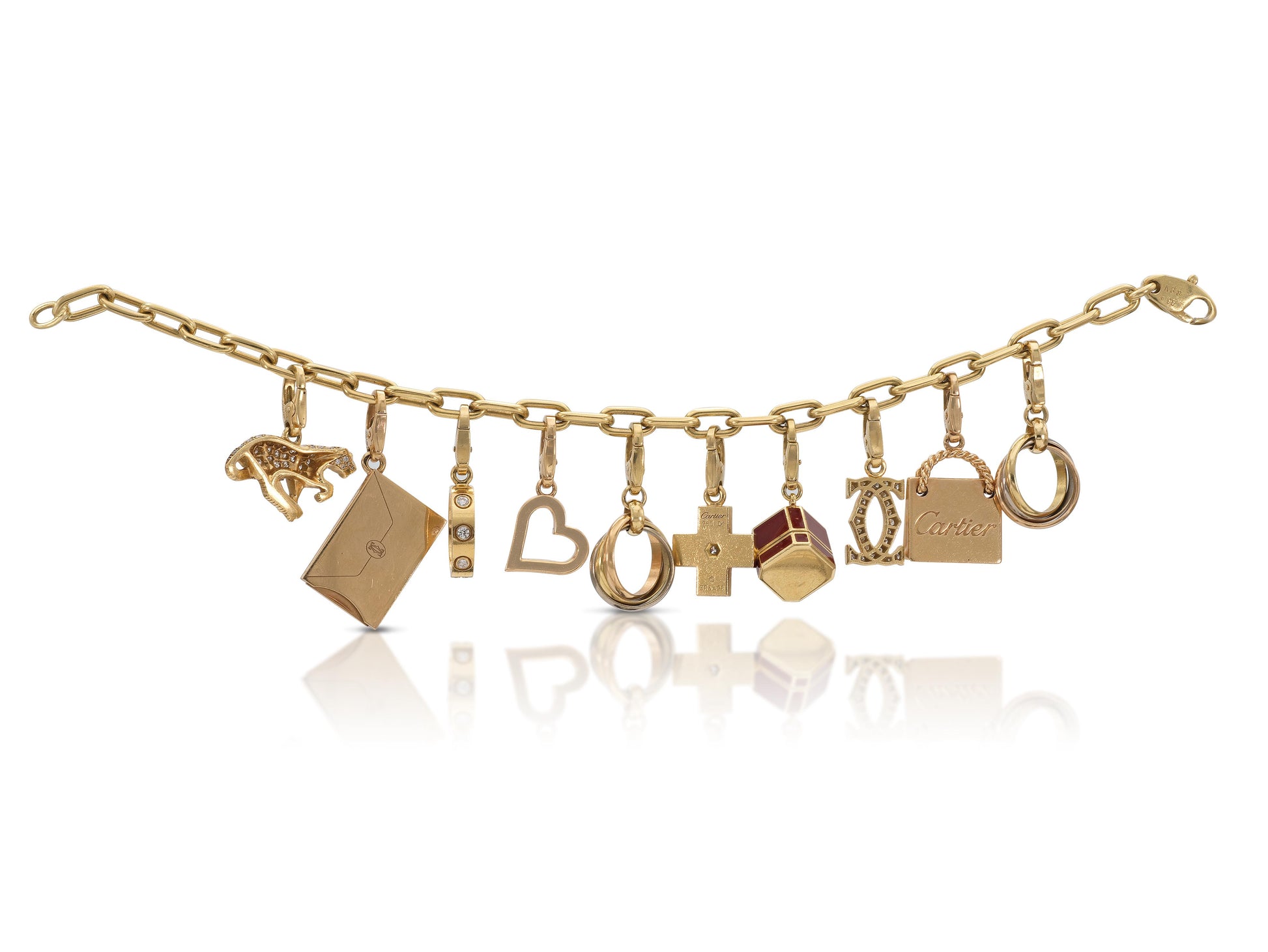 Vintage 1990s Cartier Charm Bracelet