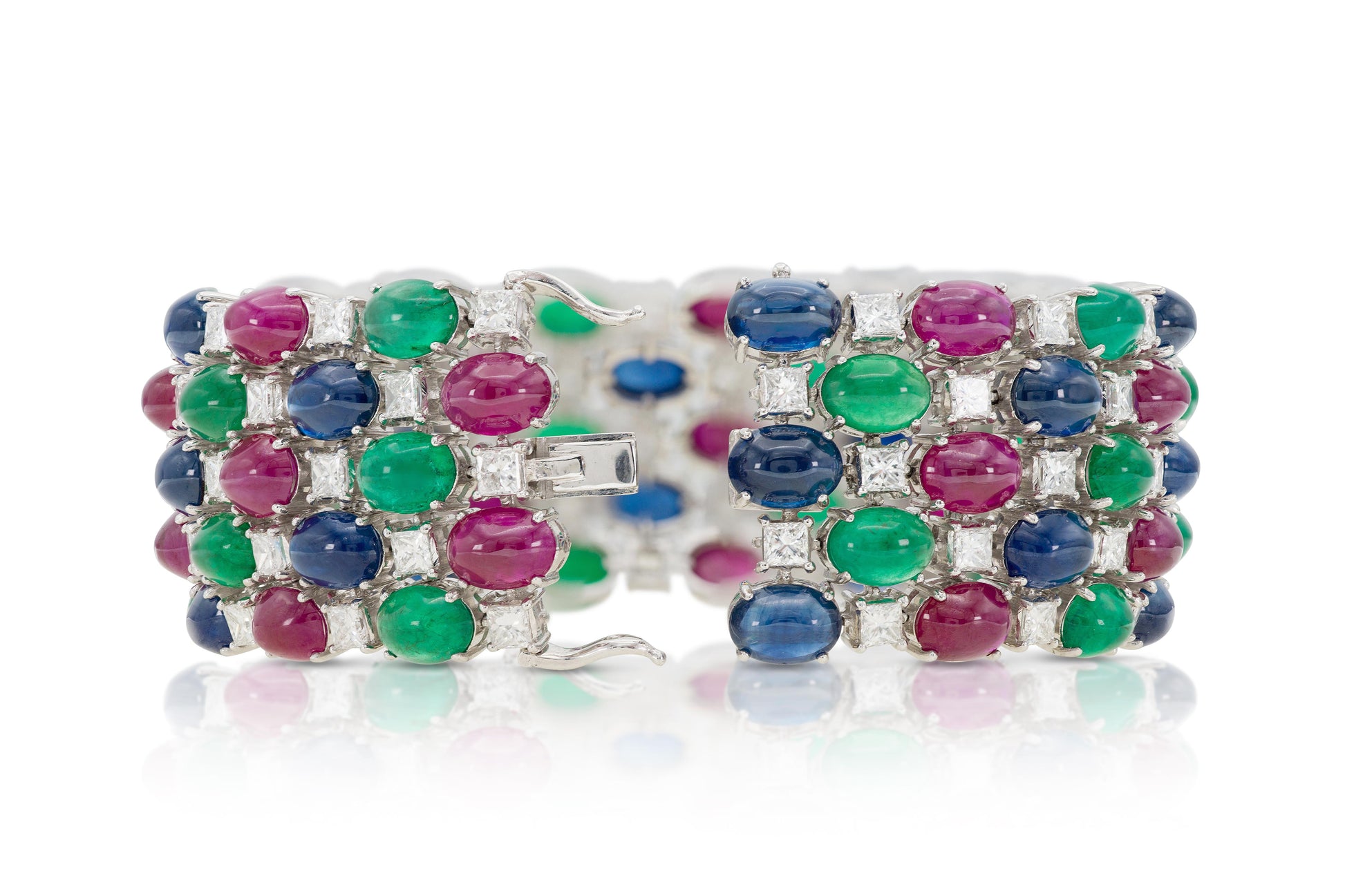 Tutti Frutti Cabochon Multi-Gem Bracelet