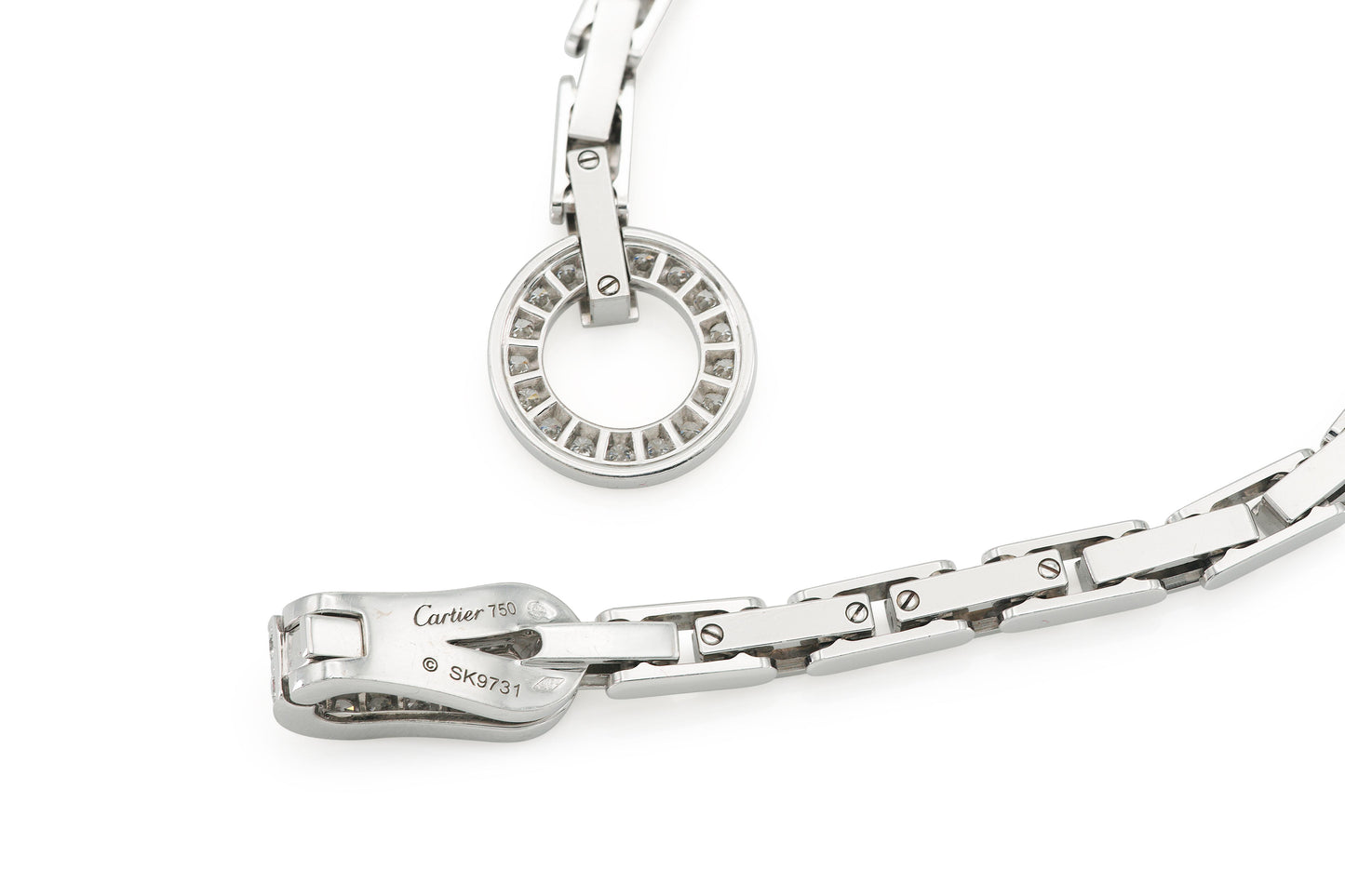 Cartier Agrafe Bracelet with Diamonds