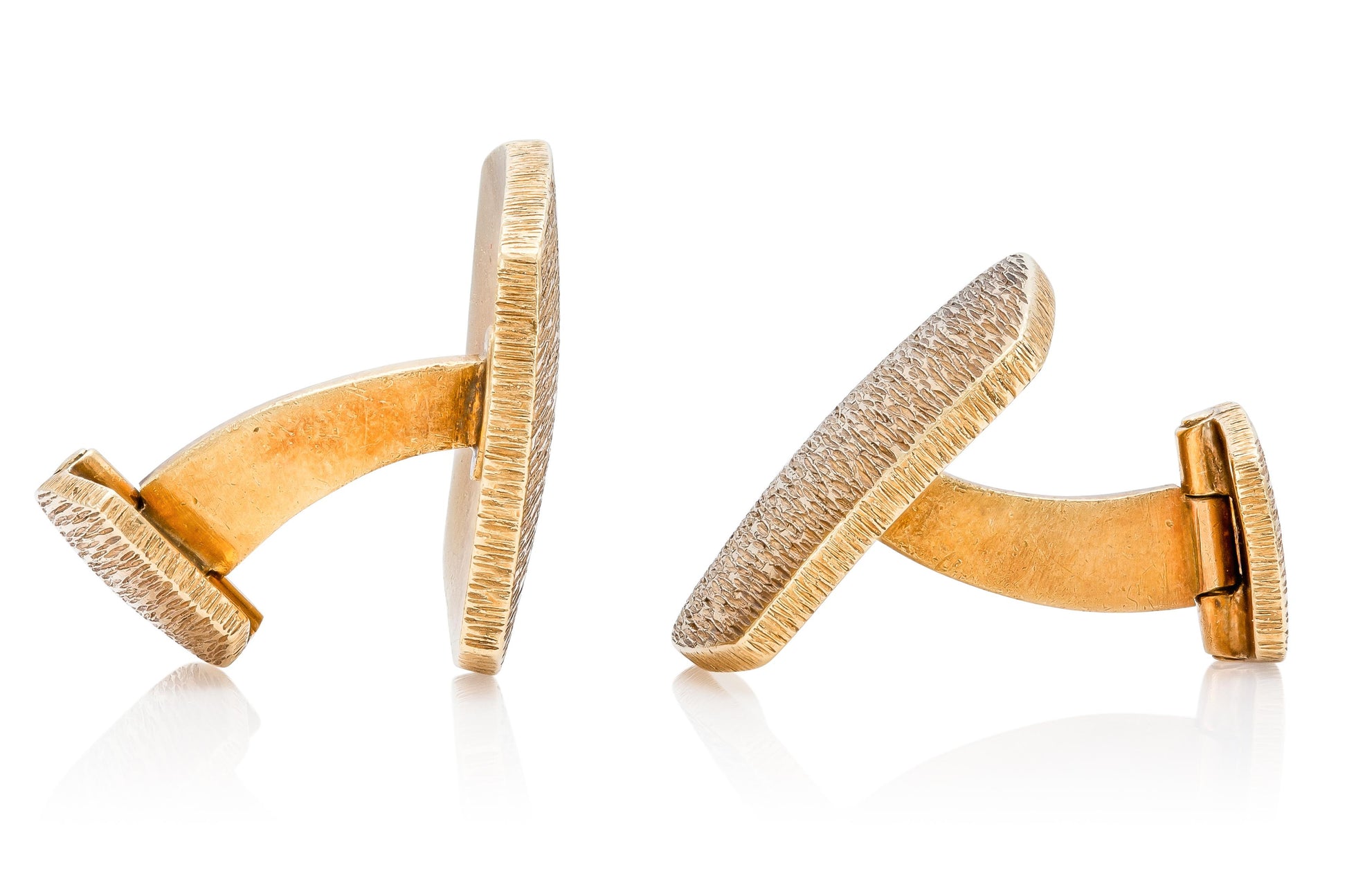 Vintage 1950s Piaget Textured Cufflinks