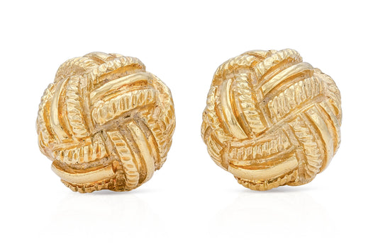 Vintage 1990s Gold Cufflinks