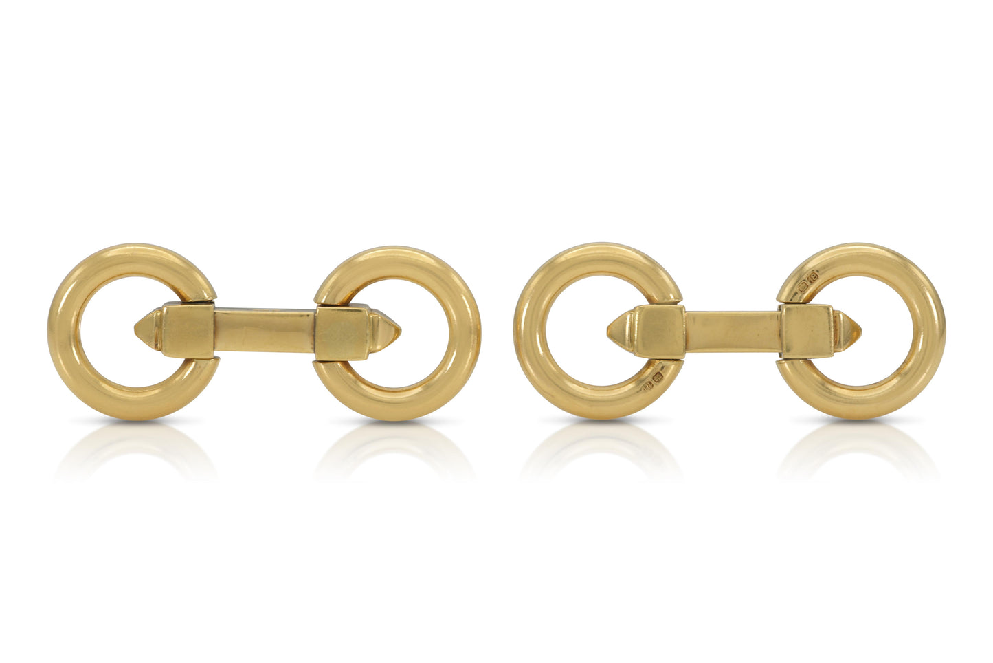 Vintage 1940s Cartier Gold Cufflinks