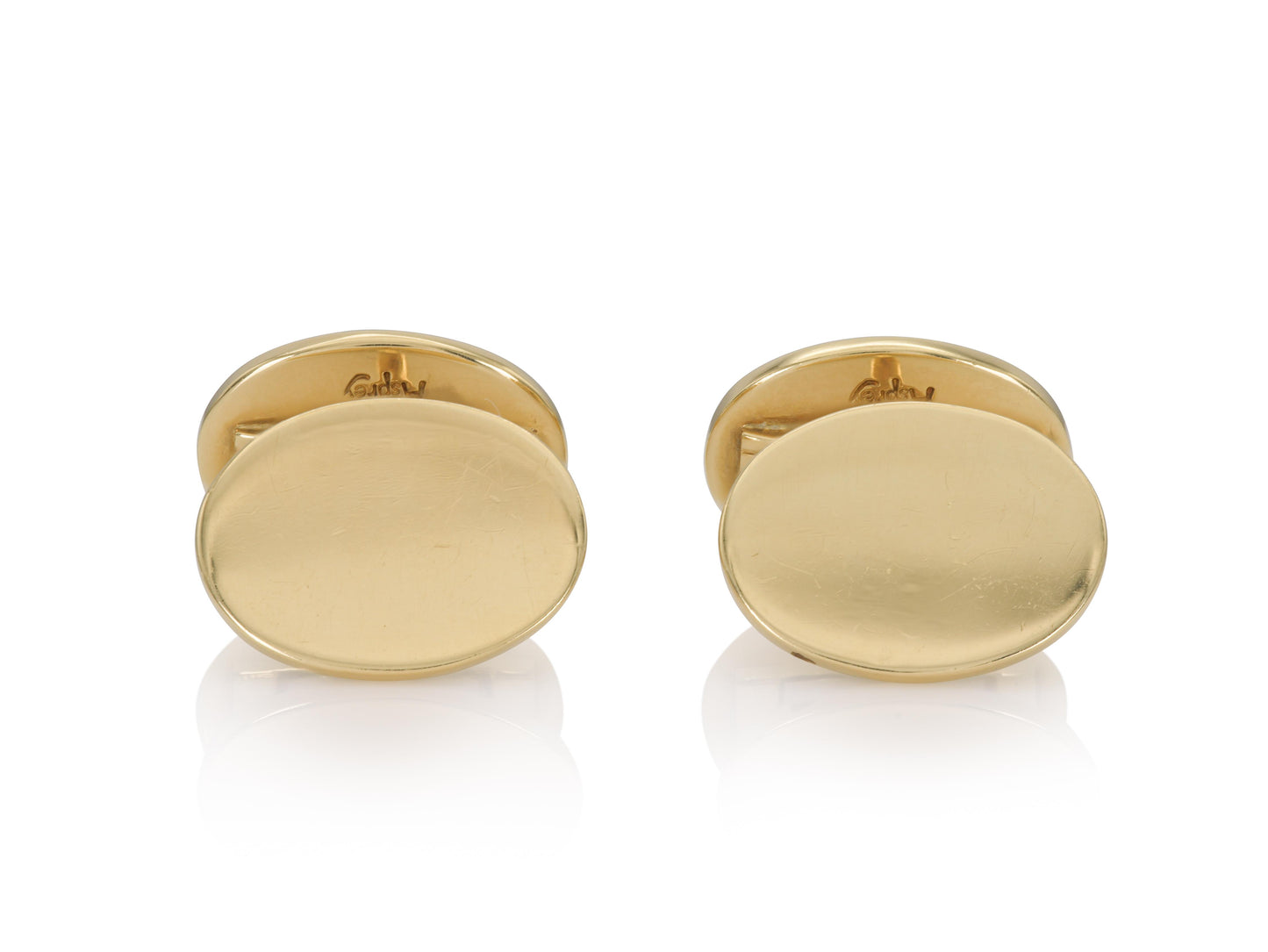 Vintage 1960s Asprey Gold Cufflinks