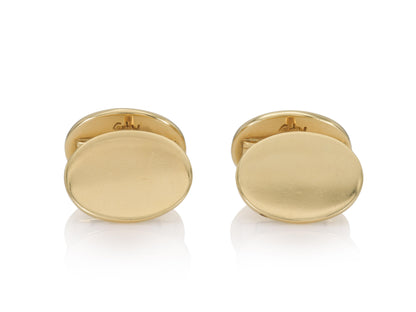 Vintage 1960s Asprey Gold Cufflinks