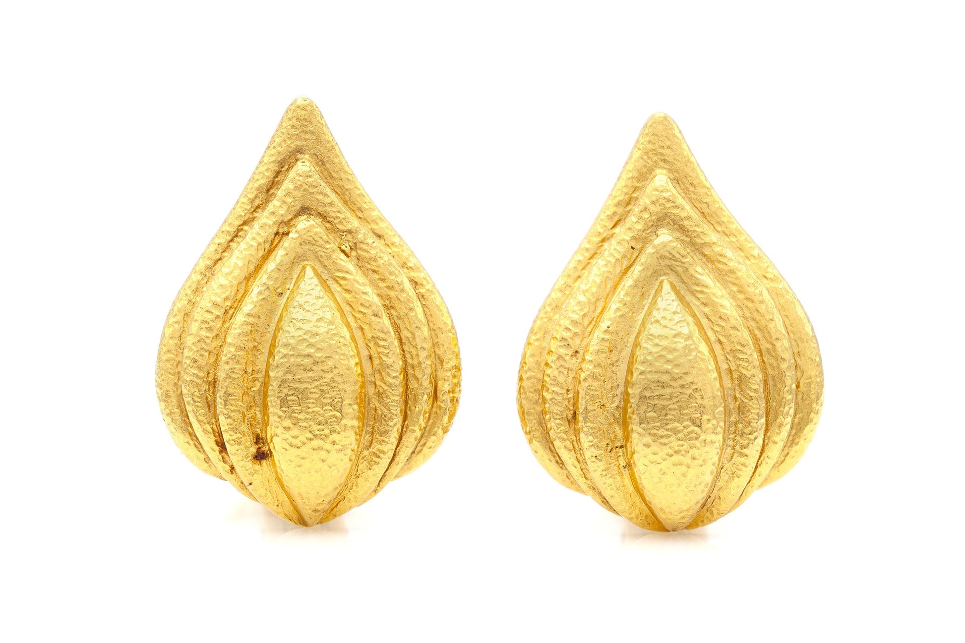 Vintage 1960s Lalaounis Gold Earrings