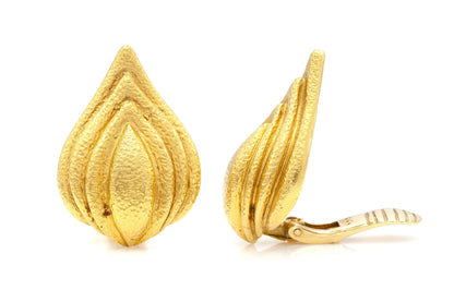 Vintage 1960s Lalaounis Gold Earrings