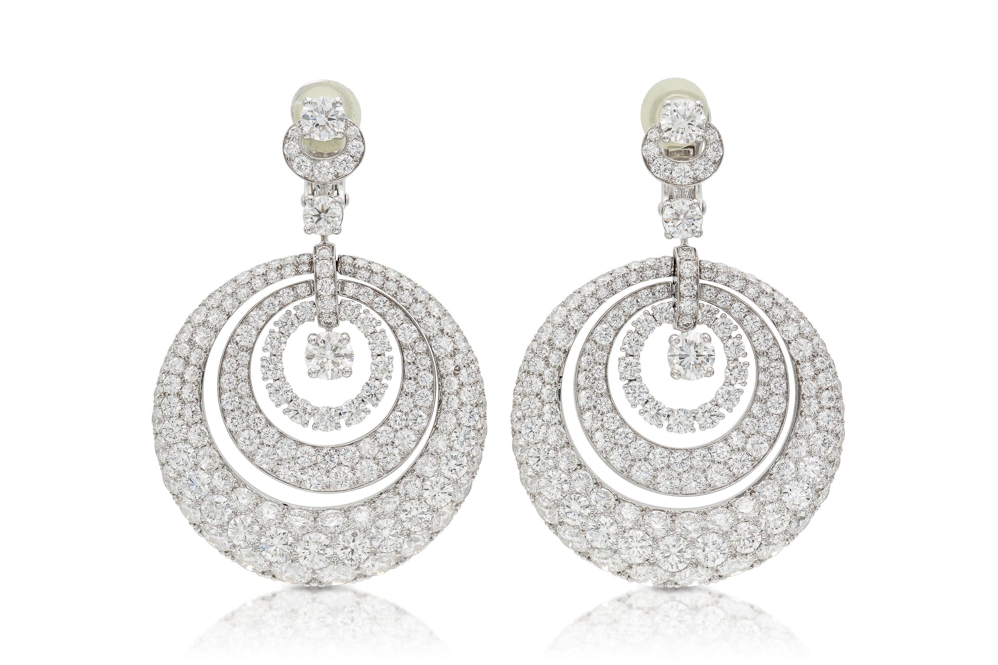 Graff Circle Bombe Diamond Earrings