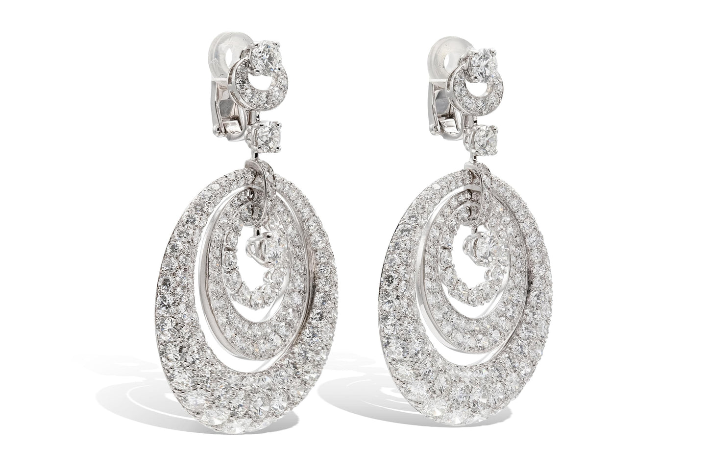 Graff Circle Bombe Diamond Earrings