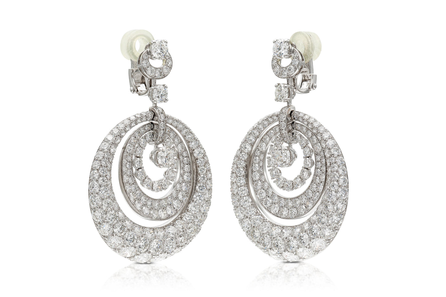 Graff Circle Bombe Diamond Earrings