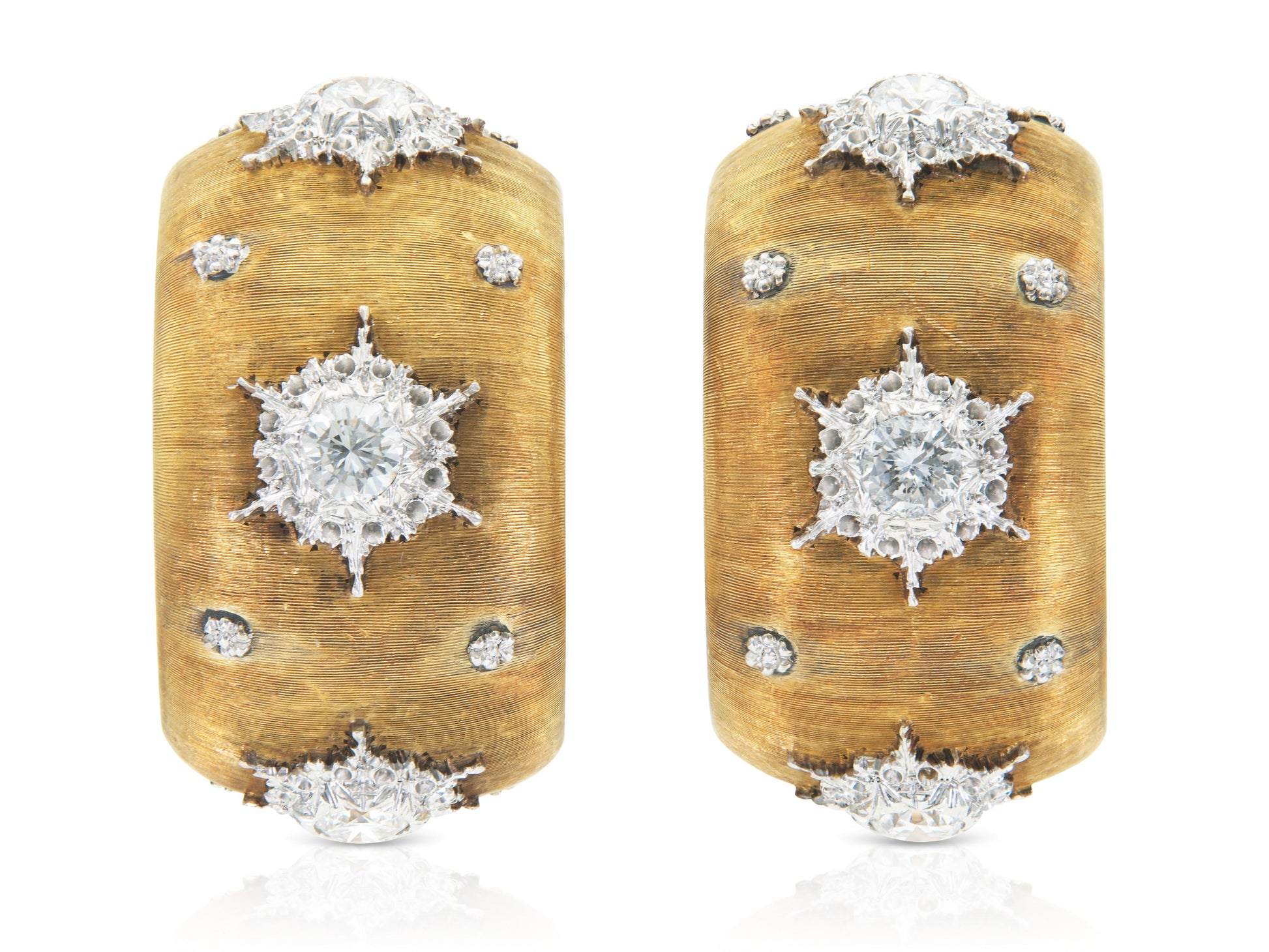 Vintage 1960s Gianmaria Buccellati Macri Hoop Earrings