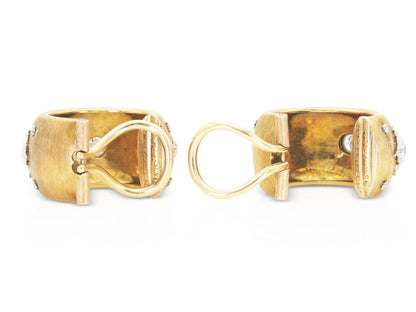 Vintage 1960s Gianmaria Buccellati Macri Hoop Earrings