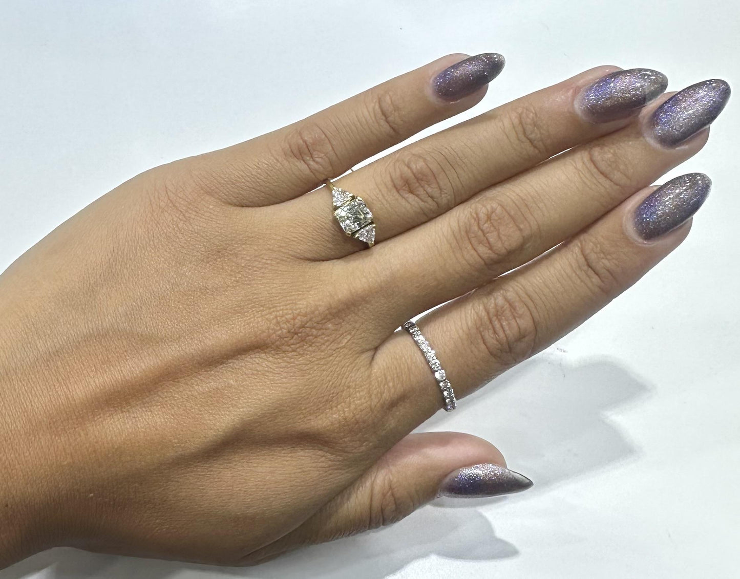 Vintage 1950s H. Stern 1.30 Carat Emerald Cut Diamond Engagement Ring