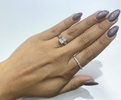 2.28 Carat GIA Certified Radiant Cut Diamond Engagement Ring