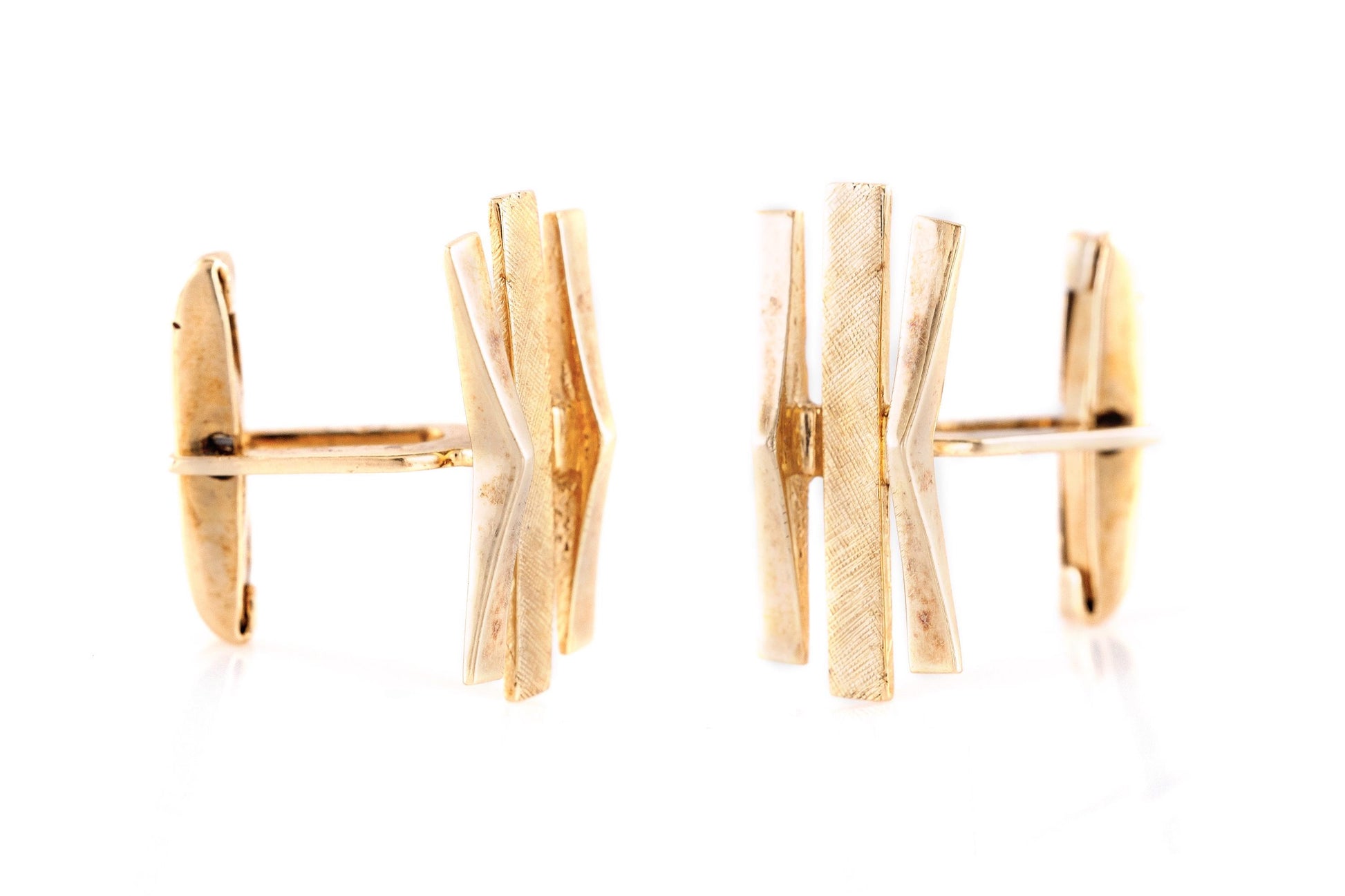 Vintage 1940s Retro Gold Cufflinks