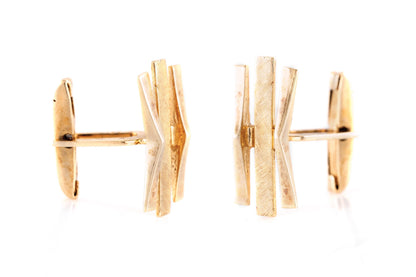 Vintage 1940s Retro Gold Cufflinks