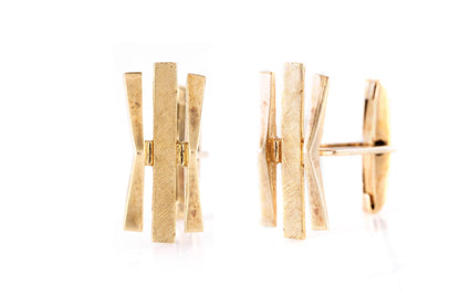 Vintage 1940s Retro Gold Cufflinks
