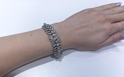 Vintage 1950s 15.00 Carat Diamond Necklace