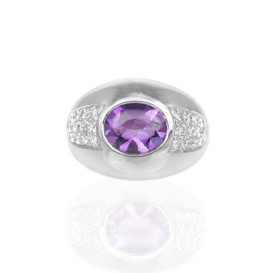 Mauboussin Amethyst & Diamonds Ring