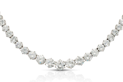 41.00 Carat Diamond Riviera Necklace